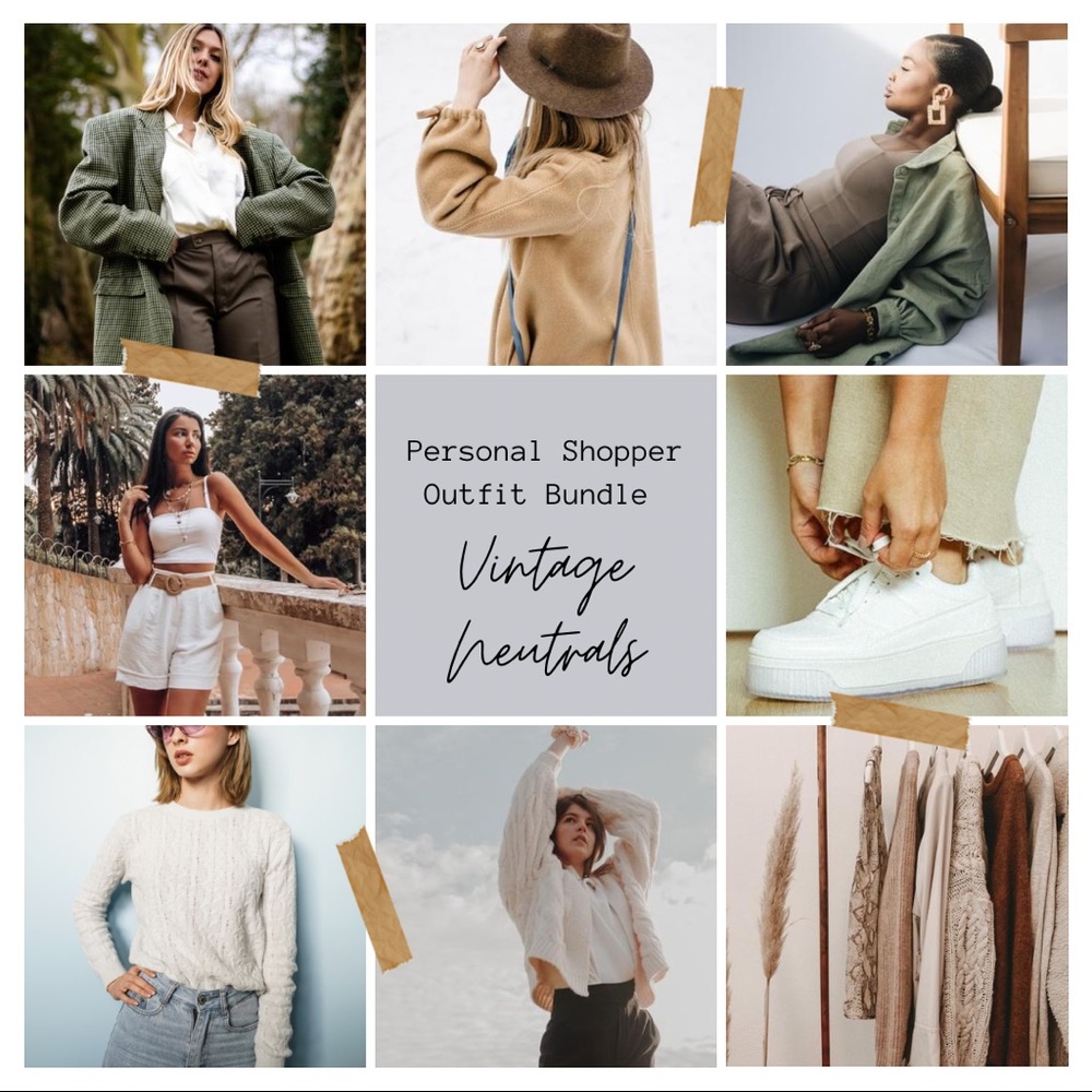 Vintage Neutrals Personal Shopper/ Wardrobe Rehaul/ Mystery Box/ capsule
